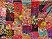 Tribal Asian Textiles Floral Kantha Blanket Quilted Throws,ralli,gudari Handmade Tapestery Reversible Bedding