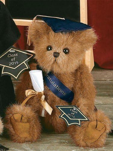 Smarty Graduation Teddy Bear Plush Gift - Class of 2015 by Beaington Bears