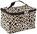 World Traveler Leopard Cosmetic Makeup Case
