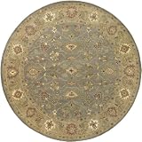 Bombay Classic Persian Design Khaki 8' Round Area Rug
