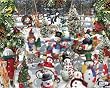 Snowmen 1000 pc Jigsaw Puzzle by White Mountain