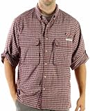 ExOfficio Men's Air Strip Micro Plaid Long Sleeve Shirt
