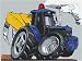 Ford Tractor With Plough Cross Stitch Chart