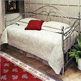 Hillsdale Milano Metal Daybed in Antique Pewter Finish with Suspension Deck