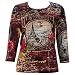 Misses Take Two Clothing Co. French Coffee Top