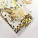 For iPhone 6S/6,iPhone 6S Case,iPhone 6S/6 Liquid Case,NSSTAR Creative Design Flowing Liquid Floating Luxury Bling Glitter Sparkle Heart Hard Case for Apple iPhone 6S (2015)/iPhone 6 (2014),Yellow