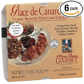 More Than Gourmet Glace De Canard Gold Roasted Duck Stock, 1.5-Ounce Packages (Pack of 6)