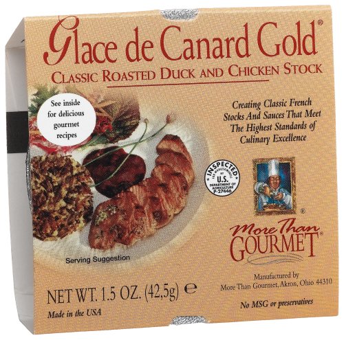 More Than Gourmet Glace De Canard Gold® Roasted Duck Stock, 1.5-Ounce Units (Pack of 6) by More Than Gourmet