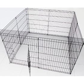 Large Dog Pet Rabbit Pen Enclosure - 8 Panel Cage - 1m x 1m floor space - 96cm Tall - Free 24hr Delivery