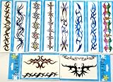 Armband Temporary Tattoos (10 Sheets) Arm Band Tattoo
