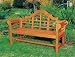 Garden/Outdoor Natural 5' Lutyen Bench