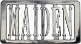 Mens IRON MAIDEN Punk Rock Metal Belt Buckle- Silver 