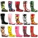 New Womens Festival Wellies Wellingtons Boots Sz 3-8