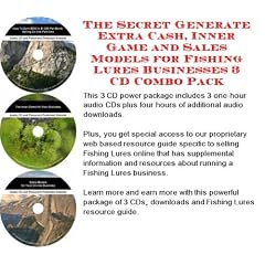 The Secret Generate Extra Cash, Inner Game and Sales Models for Fishing Lures Businesses 3 CD Combo Pack