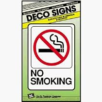 5x7 No Smoking Sign