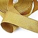 5 Yards of Zelenka Checkered Metallic Gold Braid Trim, 50mm