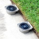Super Bright Stainless Steel Pathway Solar Step Light - 6 PCS