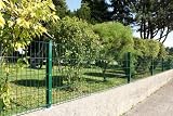 Gartenzaun-Zaunfeld David 6/5/6 mm – verzinkt o. beschichtet: verzinkt, Höhe in cm: 83, Länge in cm: 251, Gewicht ca. kg: 11.50