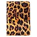 HDE iPad Mini Tablet Case 360 Rotating Flip Stand Folding Folio Magnetic Cover PU Leather for Apple Mini 2/3 Retina (Leopard Print)