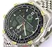 NEW PHILIP PERSIO MEN'S PILOT CHRONO STEEL SPORT WATCH