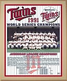 Minnesota Twins Large Healy Plaque - 1991 World Series Champs