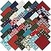 Moda Be Jolly Charm Pack, Set of 42 5-inch (12.7cm) Precut Cotton Fabric Squares