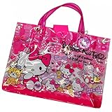 プールバッグ ビーチバッグ ハローキティ サンリオ 角型マチ付き トートバッグ