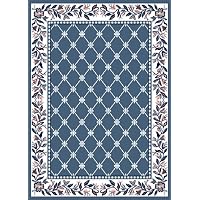 Traditional Area Rug, Home Dynamix Premium 4'x5' Country Blue