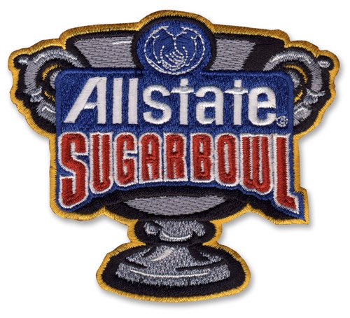 Allstate Sugar Bowl Game Jersey Patch (2016 Oklahoma State vs. Ole Miss)