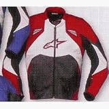 ALPINESTARS SMK LEATHER JACKET RED 60 310-757-30-60