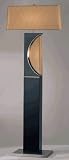 Half Moon Wood Floor Lamp