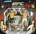 SHOGUN RUA & LYOTO MACHIDA - UFC DELUXE 2-PACKS 2 JAKKS TOY UFC MMA ACTION FIGURES