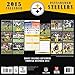 Turner Perfect Timing 2015 Pittsburgh Steelers Team Wall Calendar, 12 x 12 Inches (8011710)