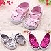 Toddler Prewalkers Sequin Bowknot Sneaker Baby Crib Shoes 12-18 Months