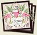Pink Flamingo Bar & Grill - Highland Graphics - Small Paper Party Cocktail Napkins, Pack of 20