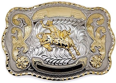 WESTERN BULL RIDER RODEO COWBOY BIG BELT BUCKLE NEW TEXAS