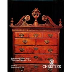 American Furniture, Silver, Folk Art and Decorative Arts, New York, June 25, 1991 (Sale... by Christie's