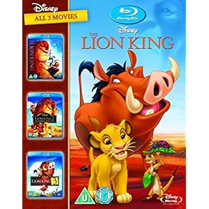 The Lion King 1-3 boxset [Blu-ray] [Import anglais]