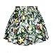 Cfanny Women's Holiday Season Christmas Santa Xmas Print Mini Flared Tutu Skirt