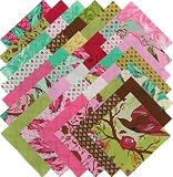 5" PLUME Tula Pink Fabric Moda Charm Pack Squares