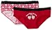 Intimo Women's 2 Pack Valentine Boyleg with Lace Trim Panty, Red/Pink, Medium