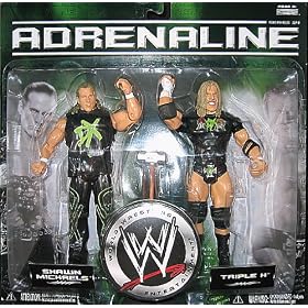 TRIPLE H and SHAWN MICHAELS DX - ADRENALINE 24 2-PACK WWE TOY WRESTLING ACTION FIGURES by Wrestling