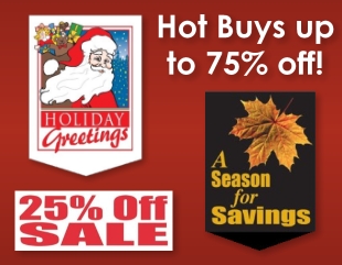 Foxfire's Hot Buy Store Signs
