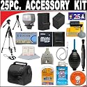 25 PC ULTIMATE SUPER SAVINGS DELUXE DB ROTH ACCESSORY KIT For The Canon VIXIA HV40, HV30, HV20, HG10 High Definition Camcorders+ BONUS Gift = Waterproof Camera = Great For Kids