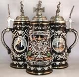 Emperor Wilhelm II of Prussia German Beer Stein 0.4 Liter