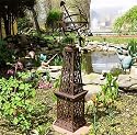 Armillary Sundial on Pedestal 48" High Iron Rust Finish