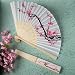 Delicate Cherry Blossom Design Silk Folding Fan Favors, 1