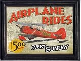 Airplane Rides ~ Rustic antique look