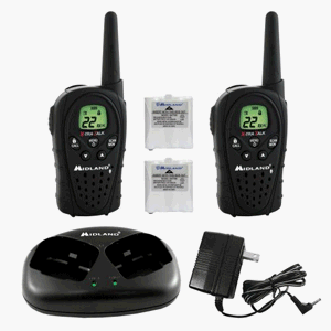 MIDLAND LXT340VP3 22 CHANNEL 20 MILE W BATTERIES CHARGER by MIDLAND RADIO