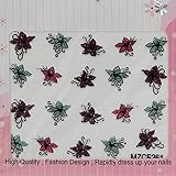 25 Sticker 3D Adesivi Glitter per Unghie Ricostruzione Nail Art